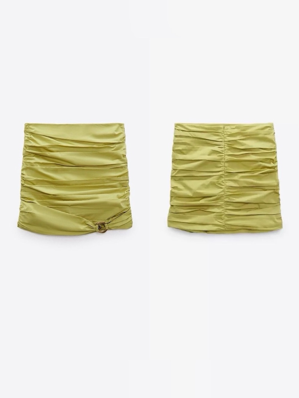 Ruched Zara Mini Skirt - Women